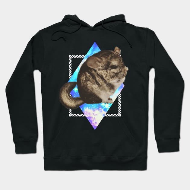 CHINCHILLA IN SPACE Hoodie by Anewman00.DESIGNS